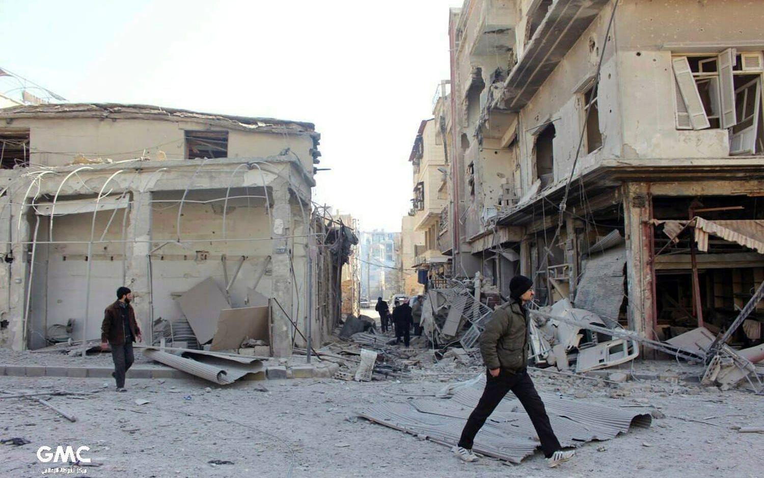 Douma, det största samhället i östra Ghouta. 