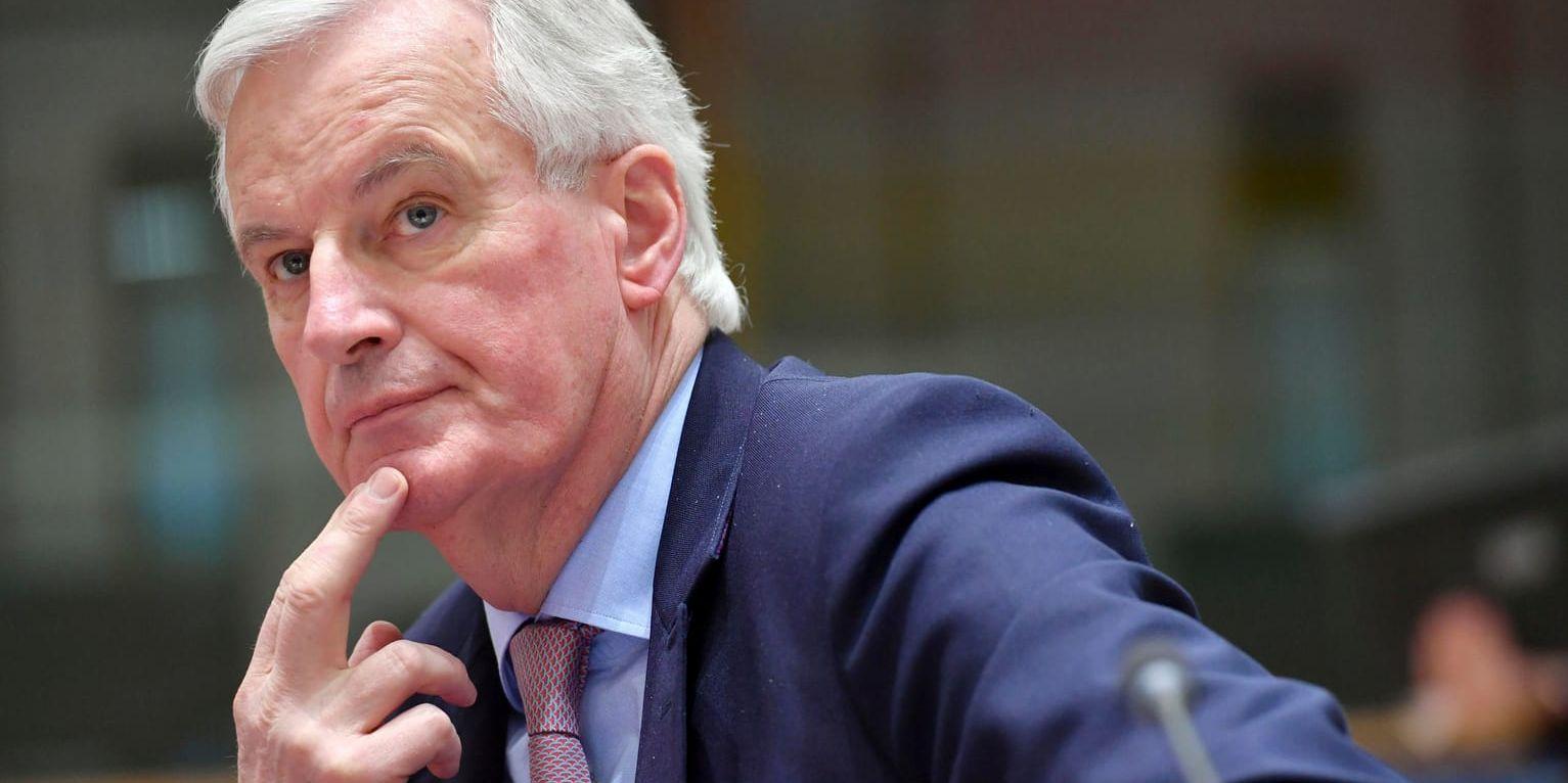 EU:s chefsförhandlare Michel Barnier grubblar över brexit.
