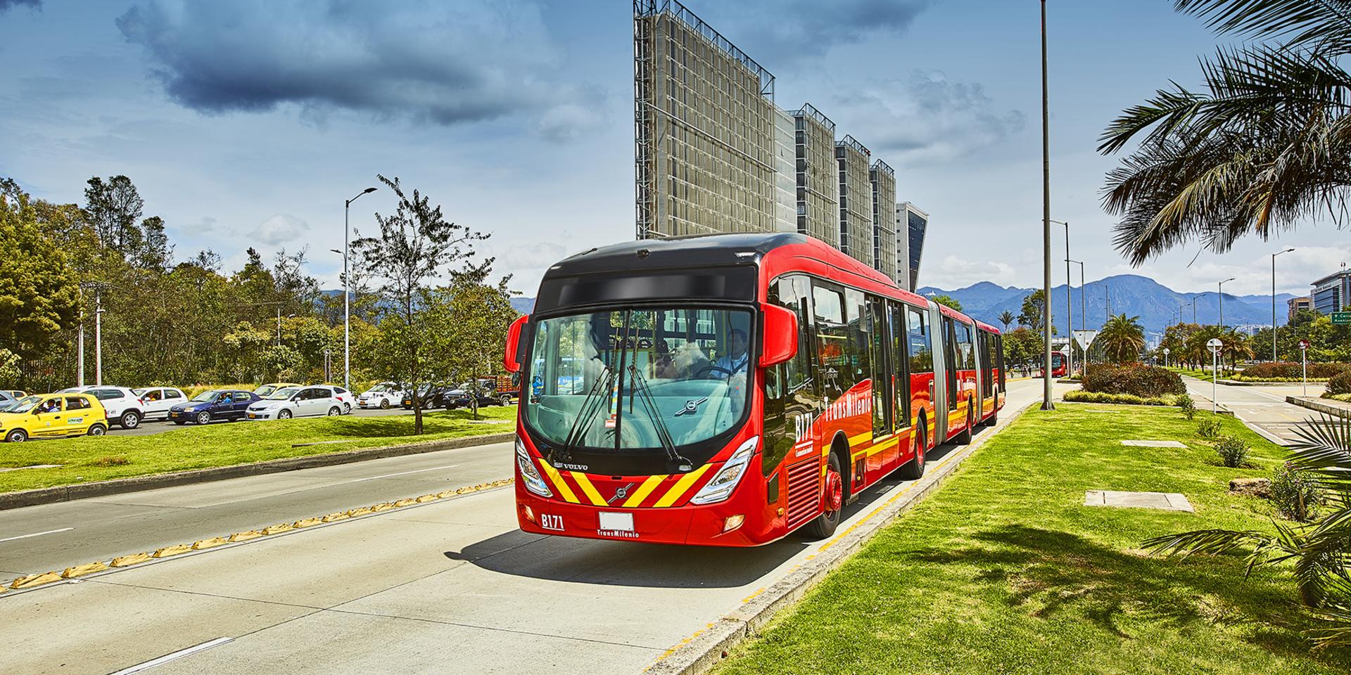 Volvo Bussars order ger ökad kapacitet och miljövänligare bussar i Bogotá.