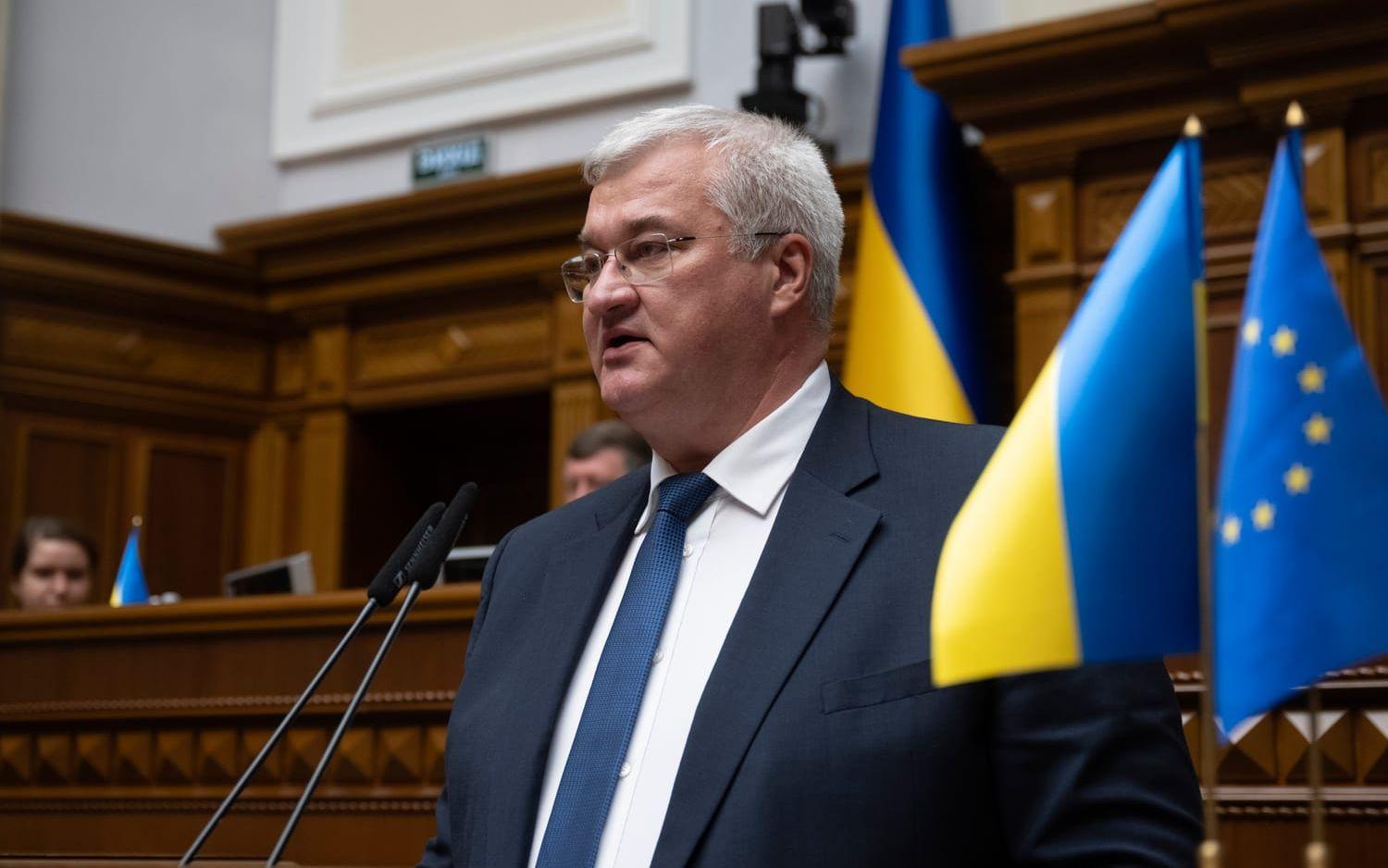 Andrij Sybiha har utsetts till ny utrikesminister i Ukraina.