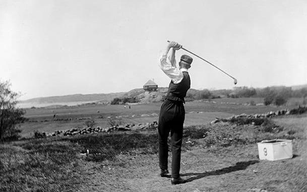 Erik Runfelt var Sveriges bäste amatör från 1910-talet och ett par decennier framåt. Bild: Göteborgs Golf Klubb.