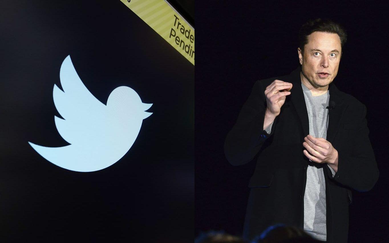 Teslagrundaren Elon Musks köp av plattformen Twitter är klart, rapporterar amerikanska medier. Bilden är ett montage.