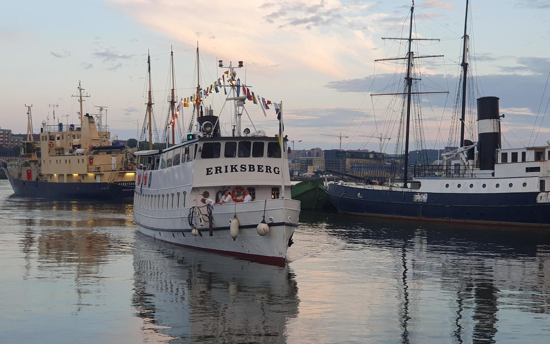Under namngivningsceremonin åkte båten sin första färd under namnet Eriksberg