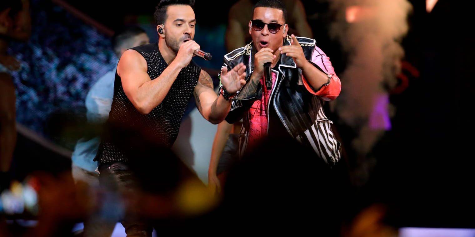 Luis Fonsi och Daddy Yankee. Arkivbild.