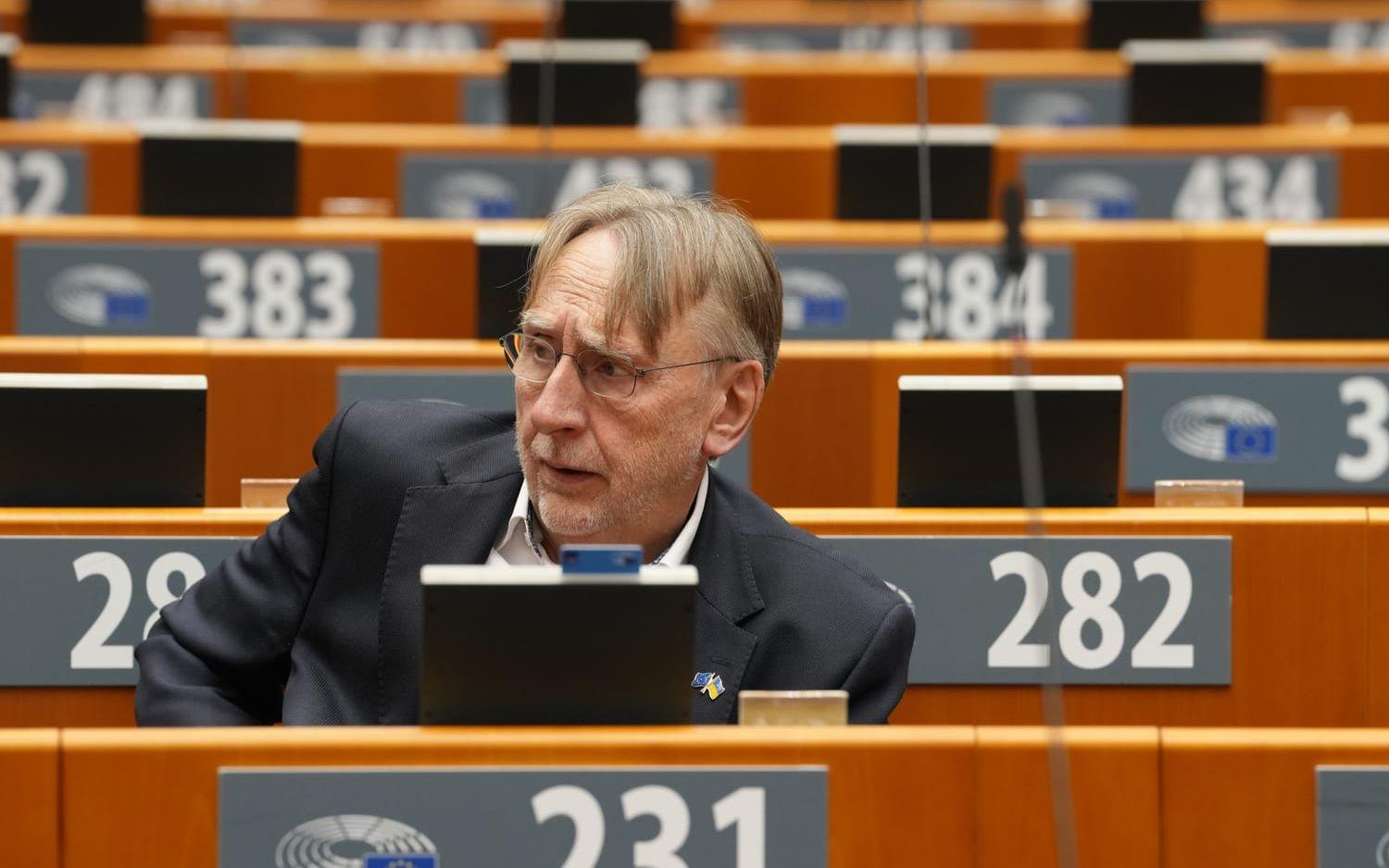Tyske Bernd Lange är ordförande i EU-parlamentets handelsutskott. Arkivbild.