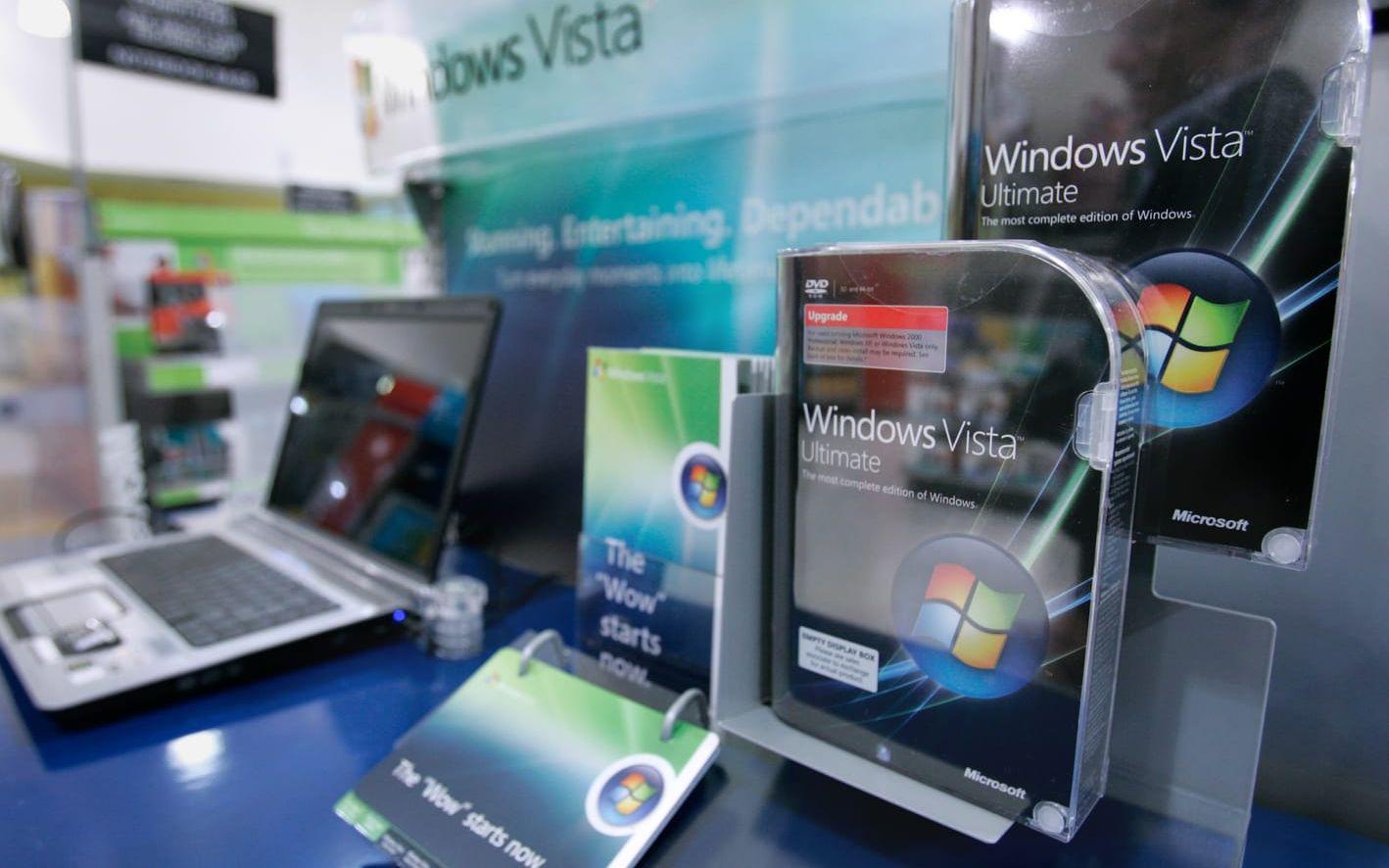 Windows Vista släpptes. Bild: TT