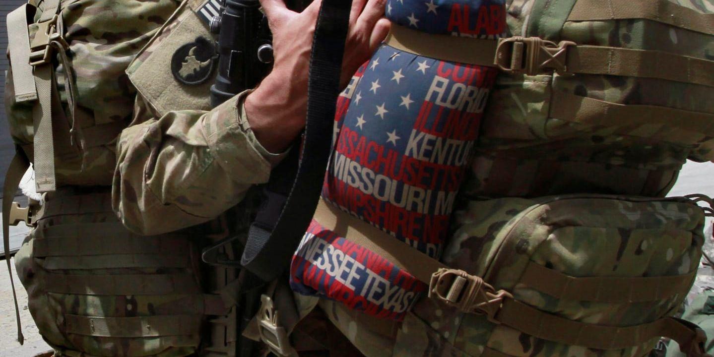 En amerikansk soldat i Afghanistan. Arkivbild.