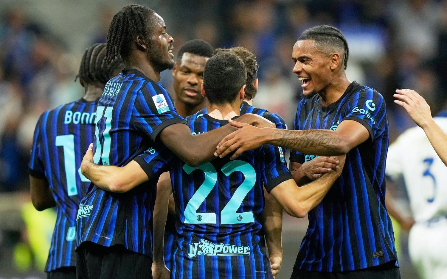 Inter firar ett av målen mot Parma – och klubbens 21:a ligaseger.