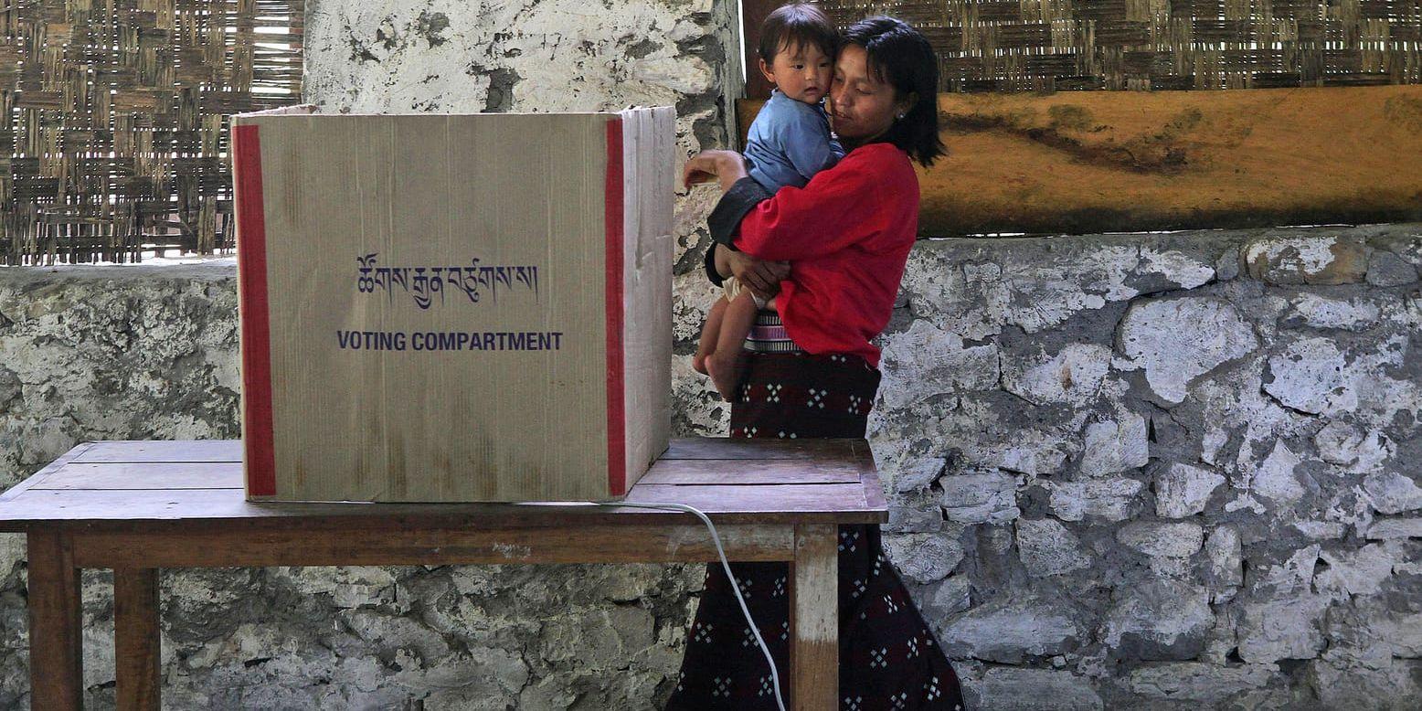 Sist när det begav sig, valet 2013 i Bhutan. Arkivbild.