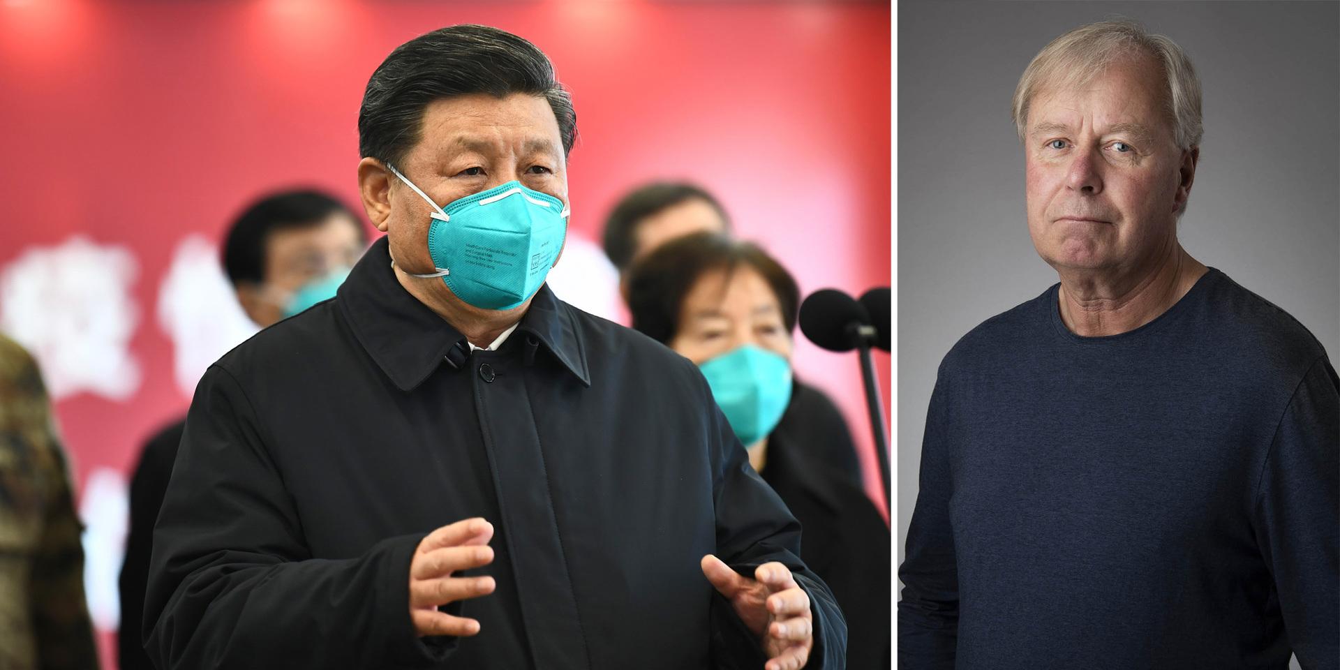 Xi Jinping är en vän, enligt Donald Trump, men anklagar Kina för smittspridningen. Trappas ordstriden upp kan det få militära följder.