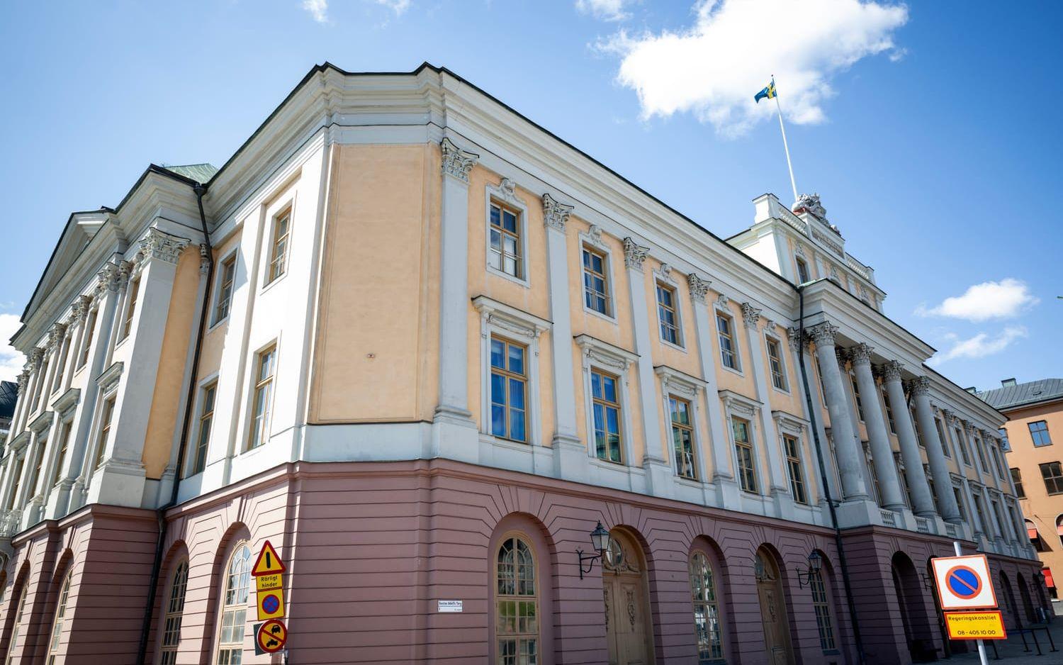 Utrikesdepartementet i Stockholm. Arkivbild.