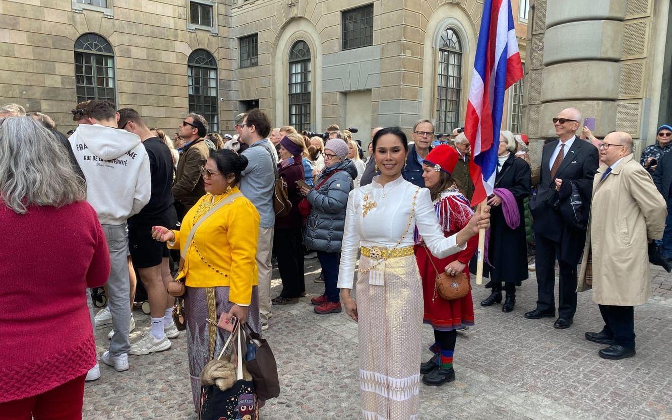 Somchuen Thiansai på borggården Stockholm.
