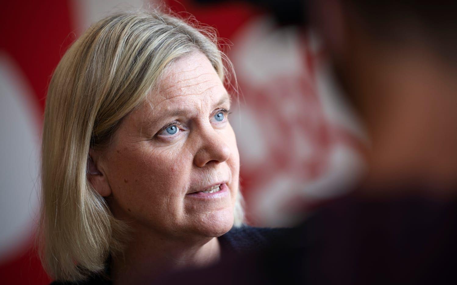 Socialdemokraternas partiledare Magdalena Andersson. Arkivbild.