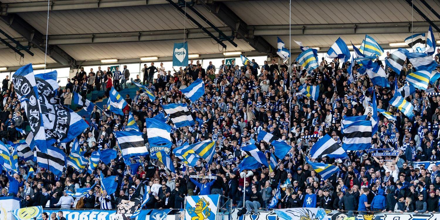 IFK Göteborgs supportrar under IFK Göteborg–Elfsborg på Ullevi. 