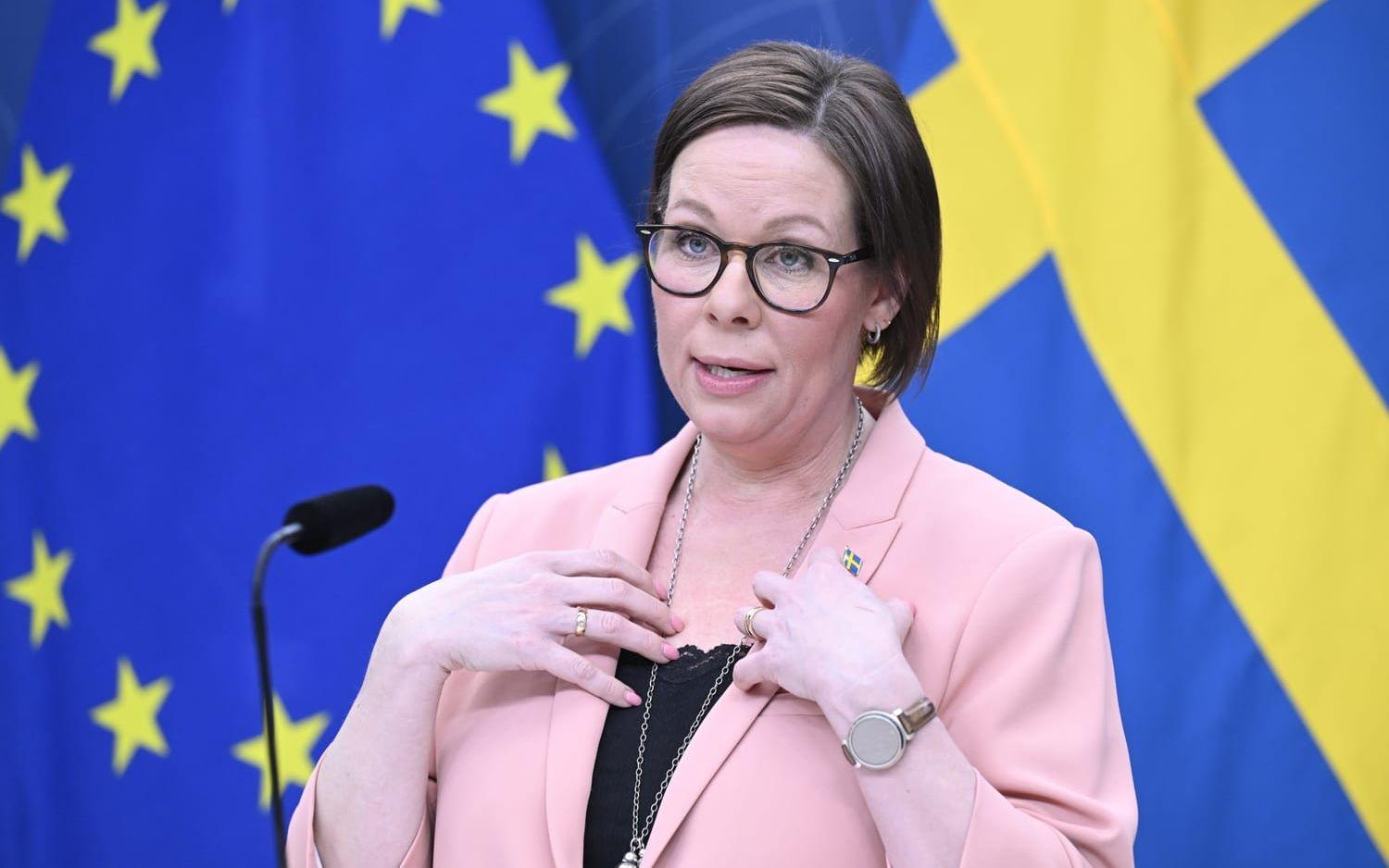 Utrikesminister Maria Malmer Stenergard (M). Arkivbild