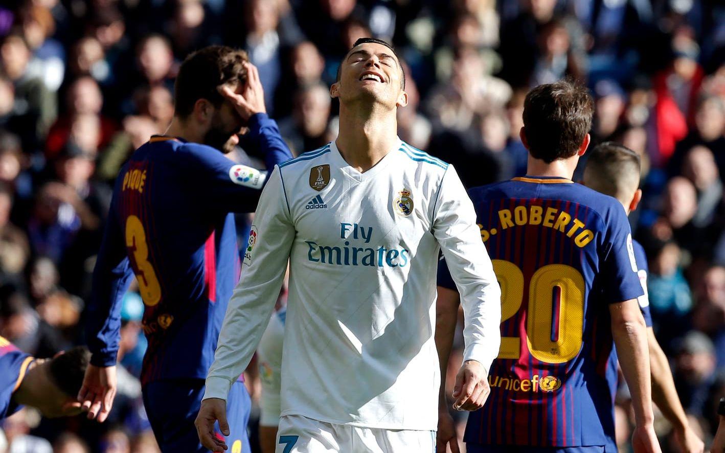Ingen munter lördag för Real Madrid-stjärnan Cristiano Ronaldo.