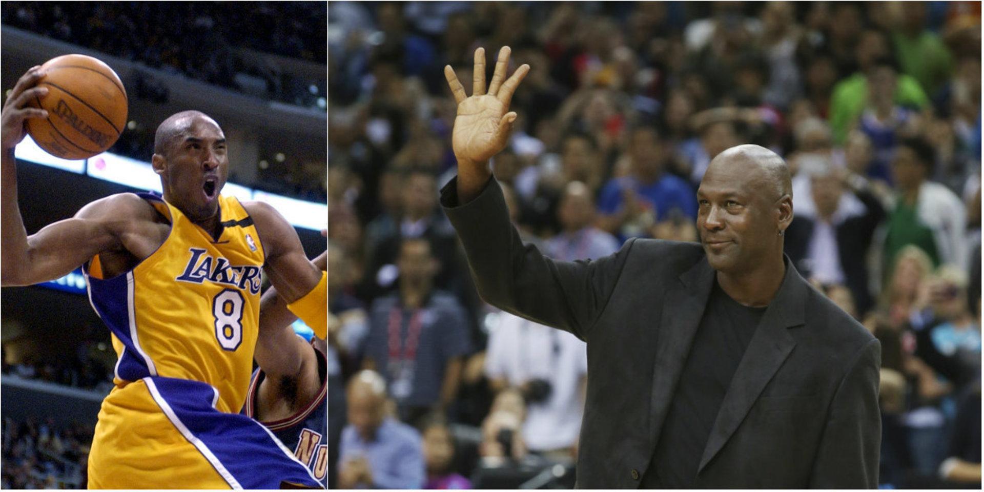 Kobe Bryant och Michael Jordan.