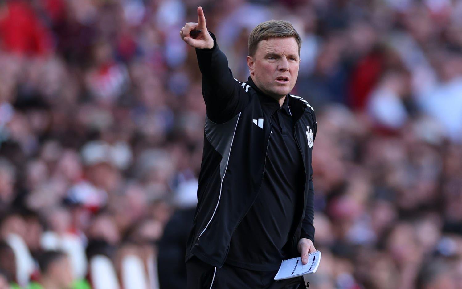 Newcastles tränare Eddie Howe. Arkivbild.