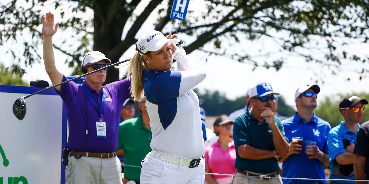 Amerikanskan Brittany Lincicome fick en tuff start mot herrarna på PGA-touren i Nicholasville, Kentucky.