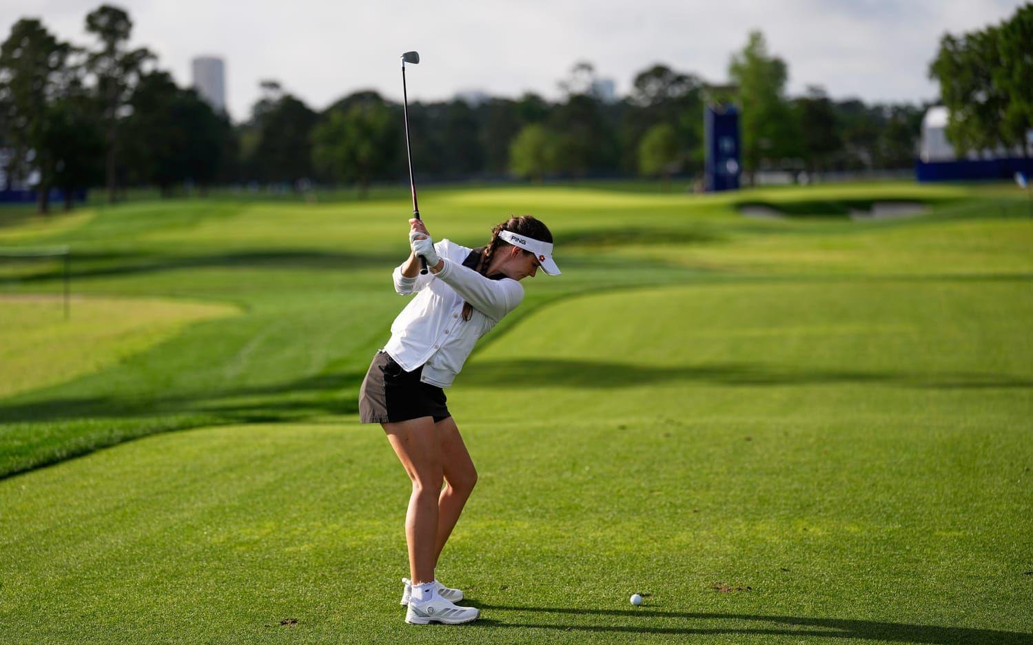 Linn Grant under damernas första majortävling för säsongen. 