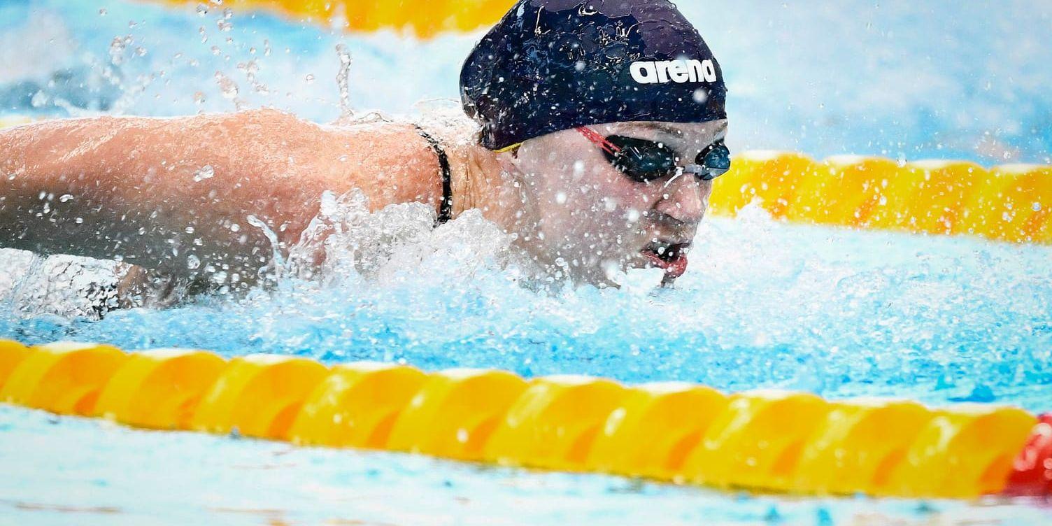 Sarah Sjöström tog dubbla segrar direkt i nystartade Champions Swim Series. Arkivbild.