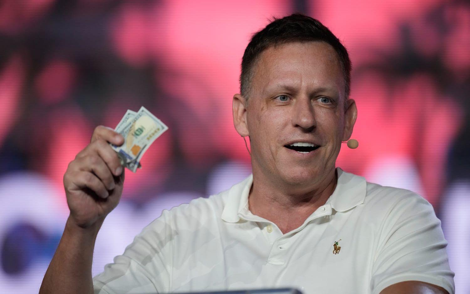 Techmiljardären Peter Thiel. Arkivbild.