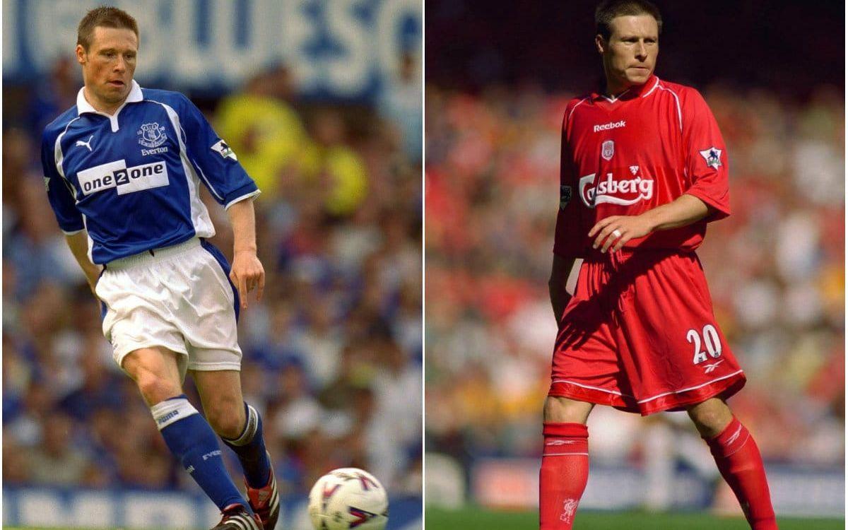 Nick Barmby var en firad stjärna i Everton under 1996-2000. Men han valde att skriva på för Liverpool – den största rivalen för Everton. Flytten var den första i den riktningen sedan 1959. Bild: Bildbyrån