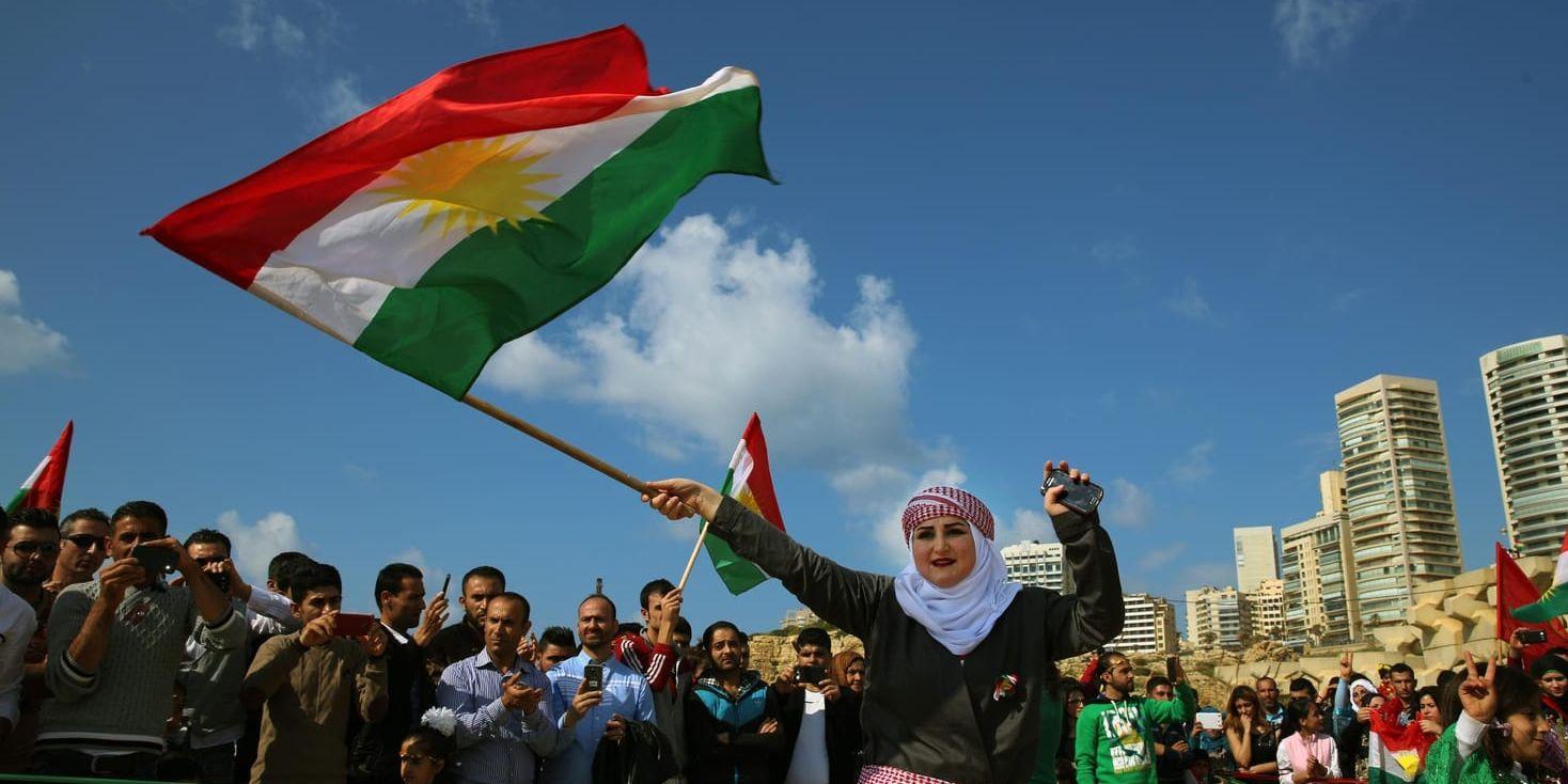 Kurdernas historia kantas av en kamp för självständighet och en egen stat. Arkivbild.