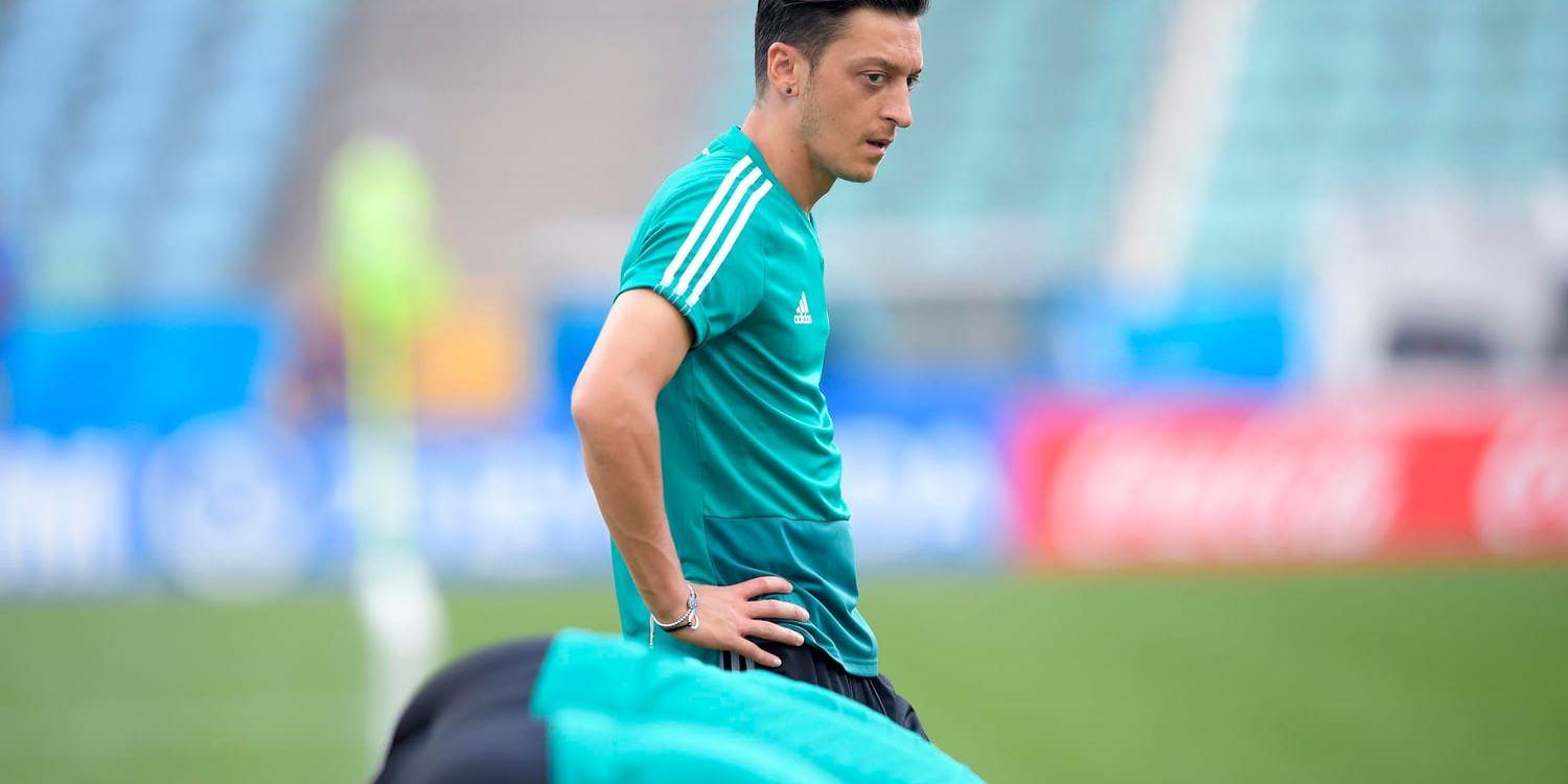 Mesut Özil slutar i det tyska landslaget. Arkivbild.