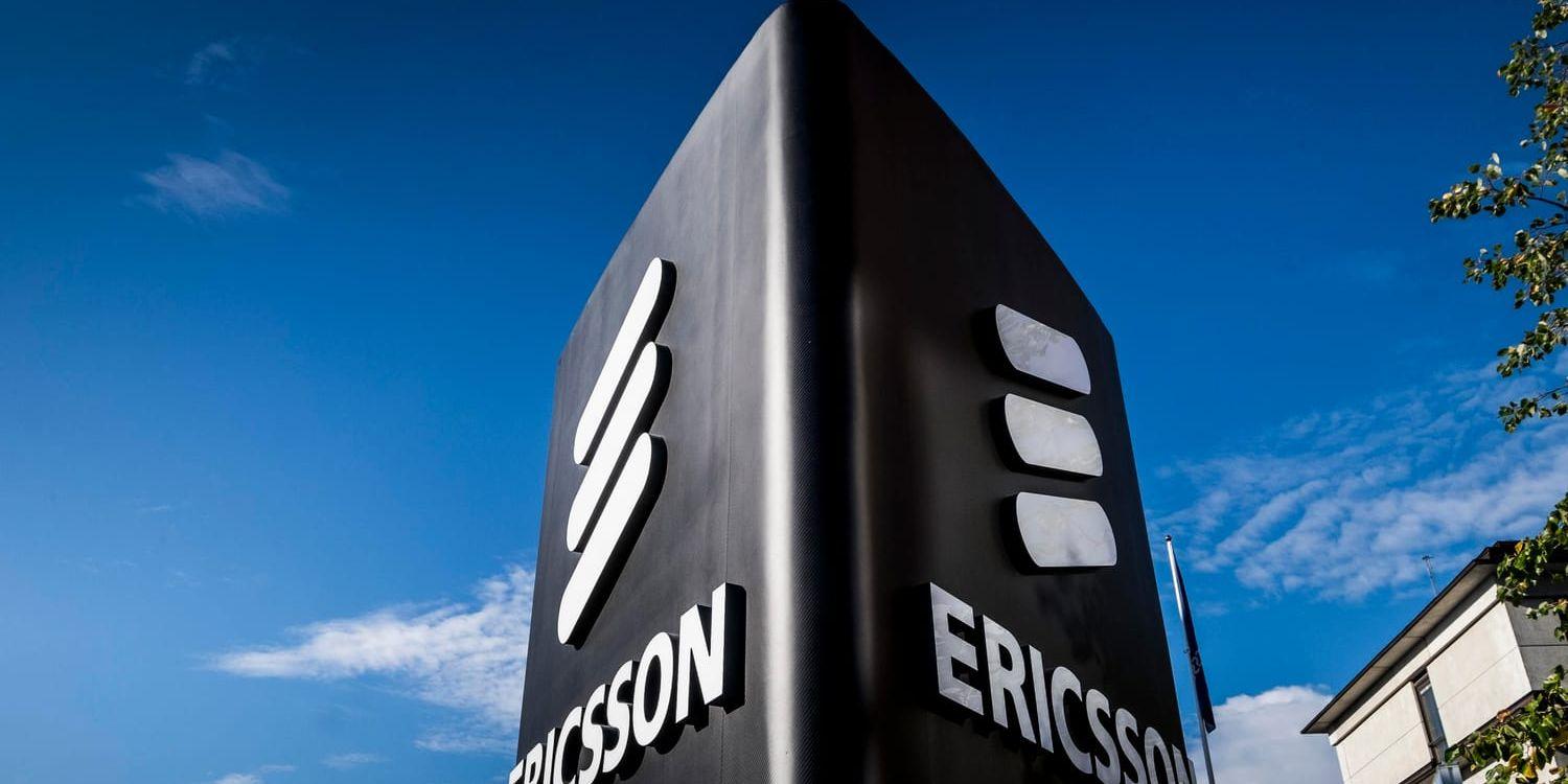 Ericsson klättrar men ligger fortsatt klart i lä av konkurrenten Huawei. Arkivbild.