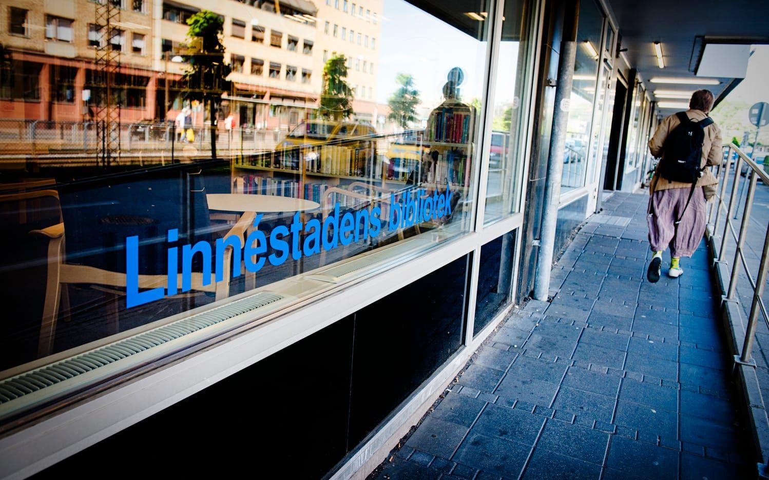 Linnéstadens bibliotek på Första Långgatan.

