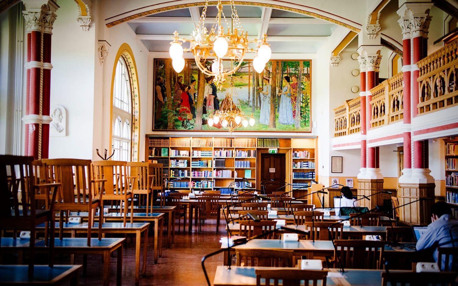 Samhällsvetenskapliga biblioteket i Göteborg.
