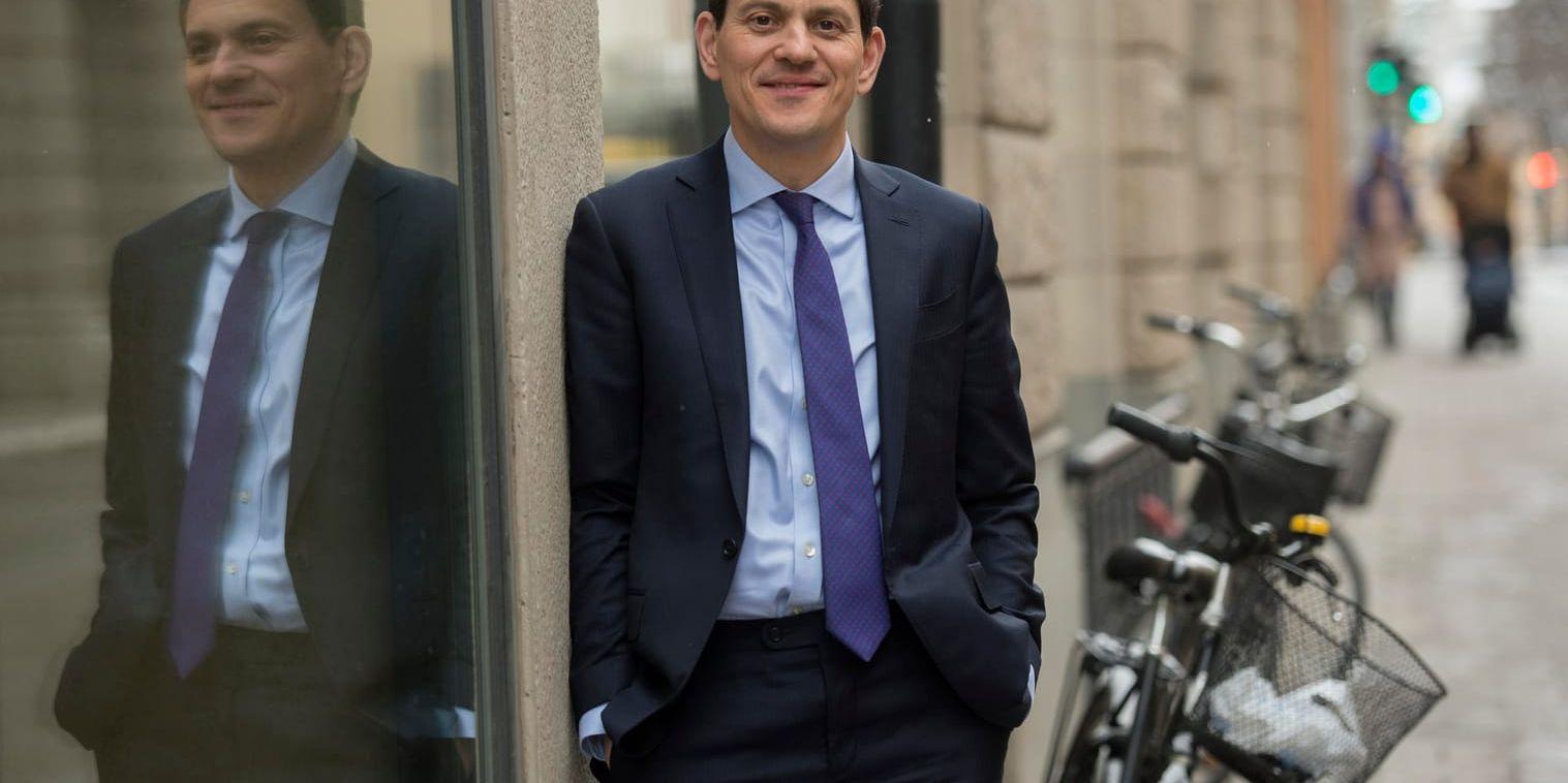 David Miliband, chef för hjälporganisationen International Rescue Committee och tidigare utrikesminister i Storbritannien.