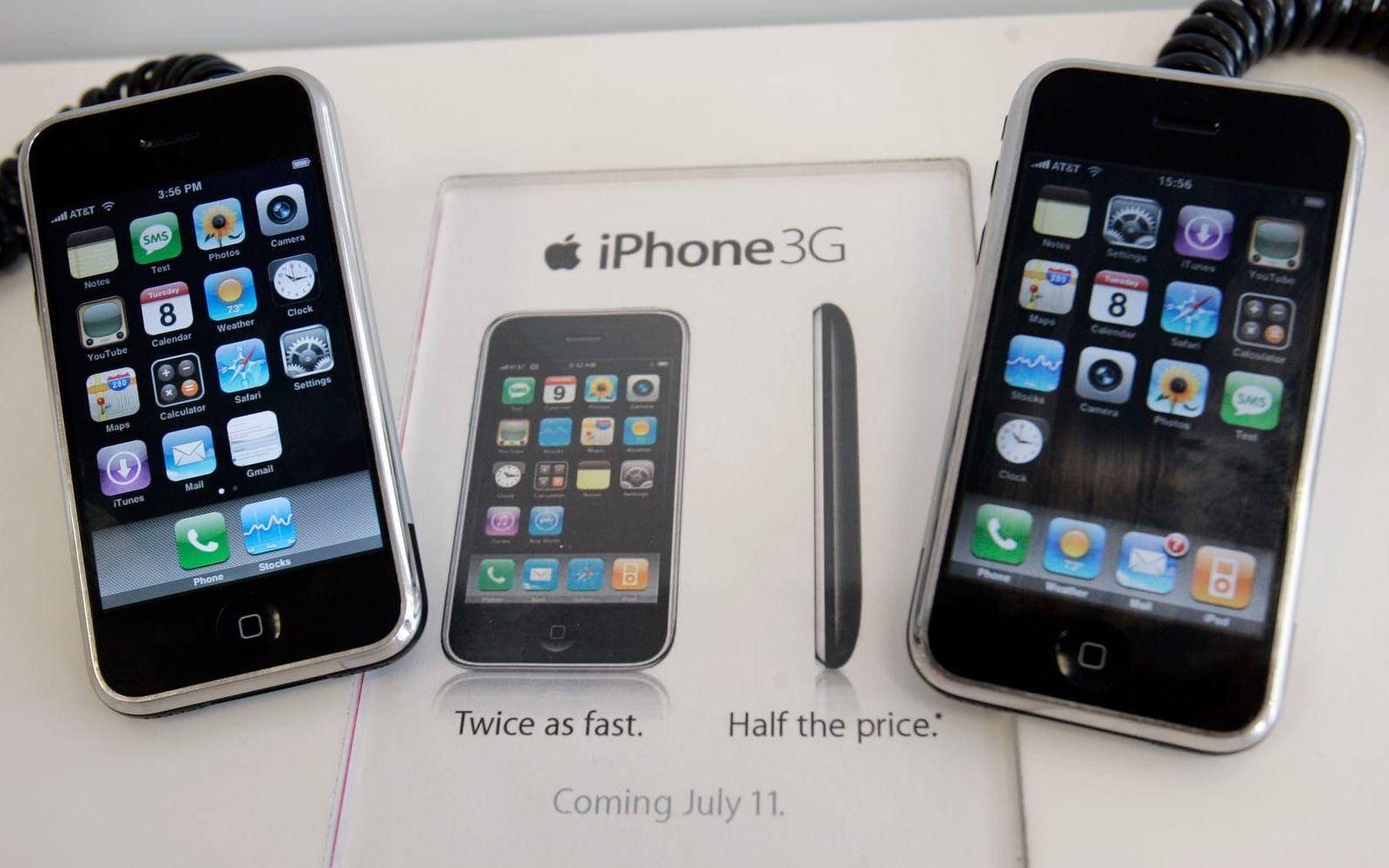 Året därrpå, 2008, kom Iphone 3G.