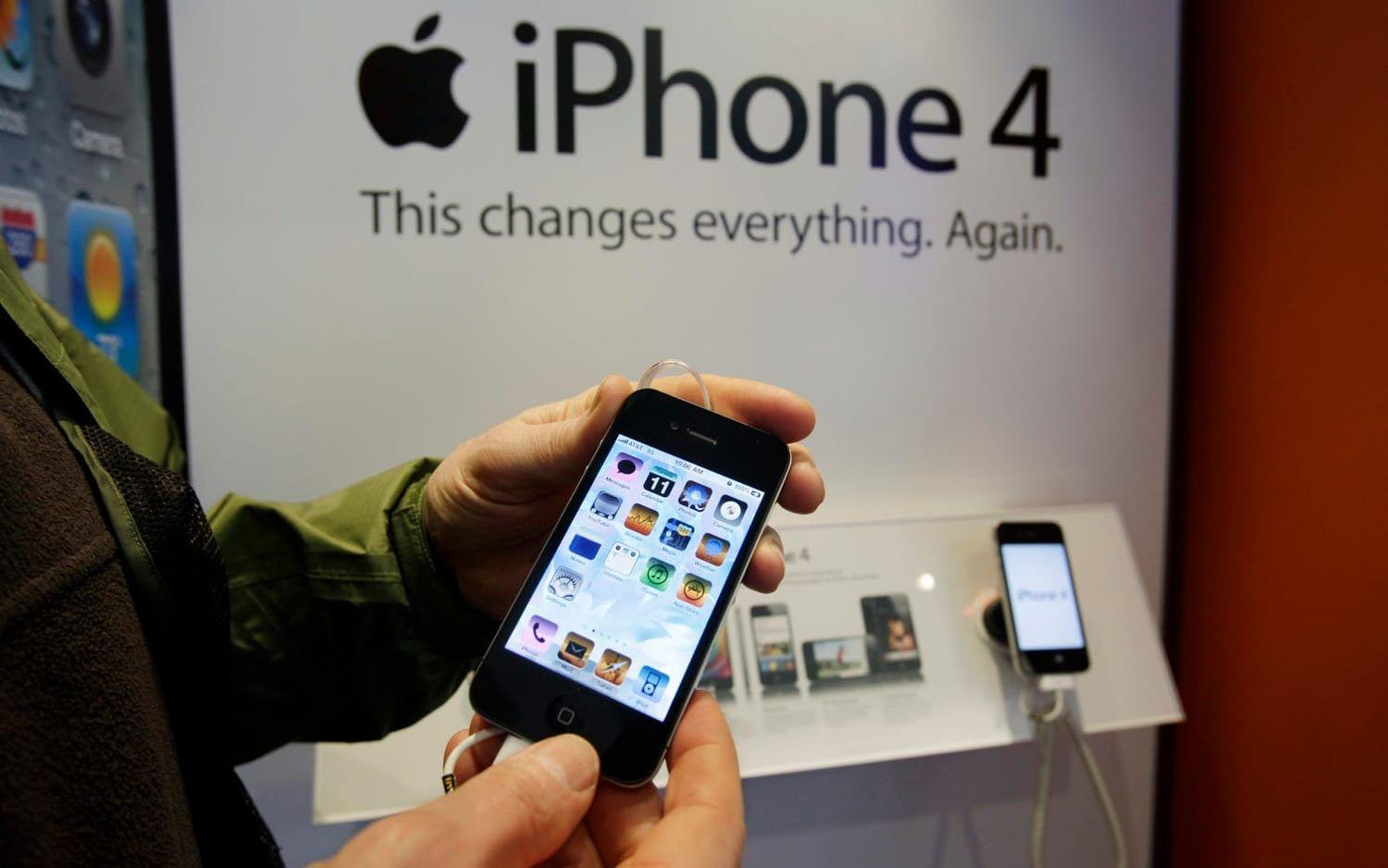 Iphone 4 lanserades 2010.
