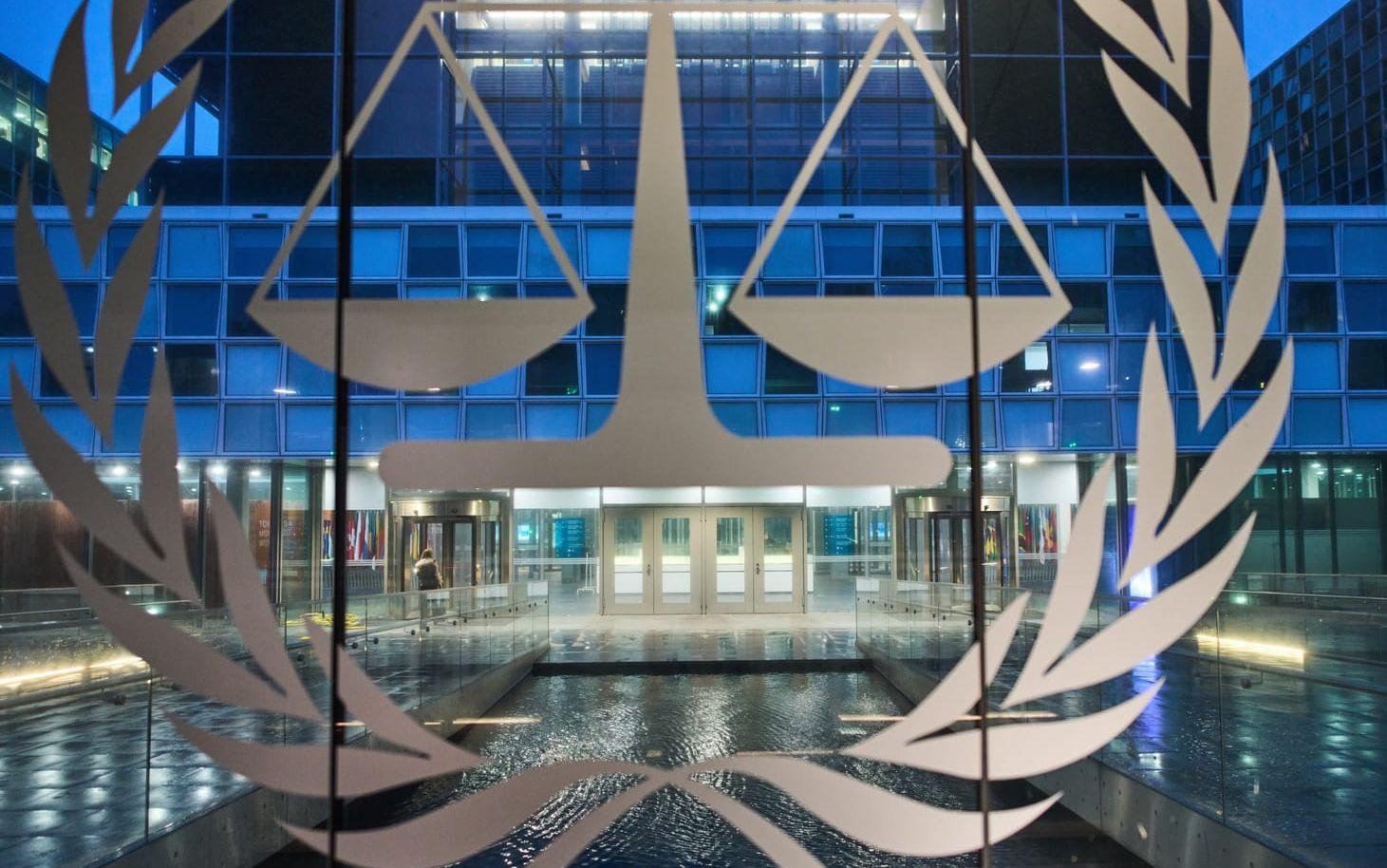 Internationella brottmålsdomstolen i Haag, Nederländerna. Arkivbild.