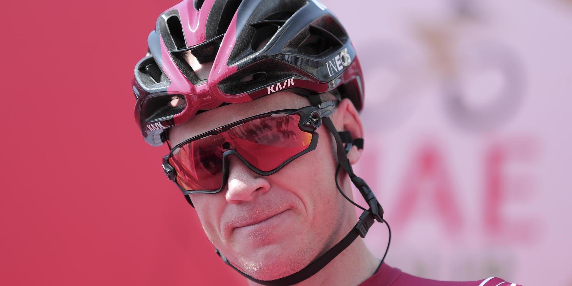 Engelsmannen Chris Froome petas från Tour de France. Arkivbild.