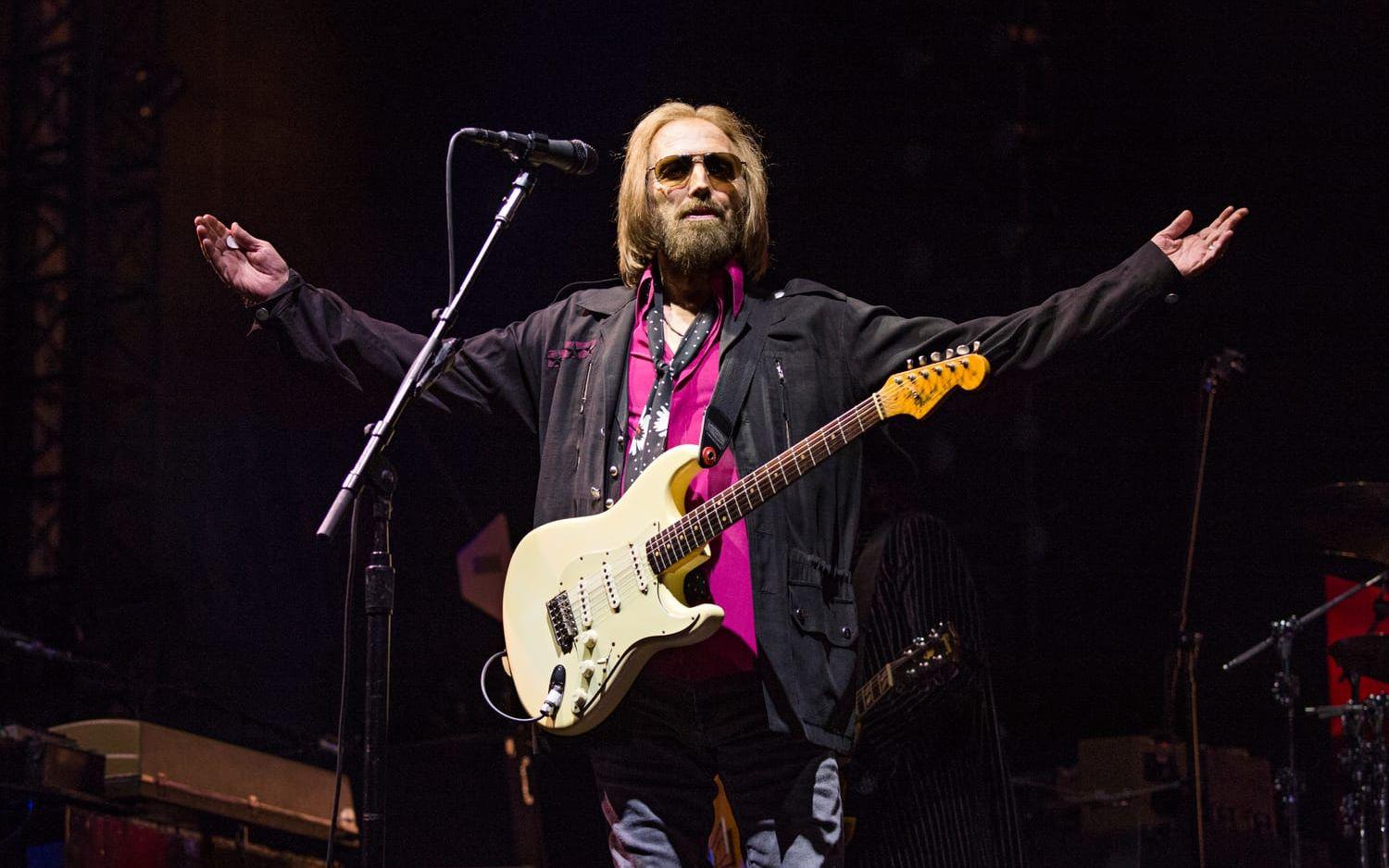 Tom Petty vid en konsert i San Diego i september i åt. Bild: TT.