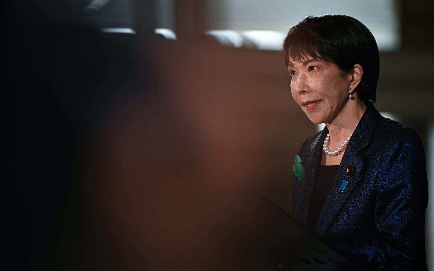 Japans premiärminister Sanae Takaichi förra veckan.