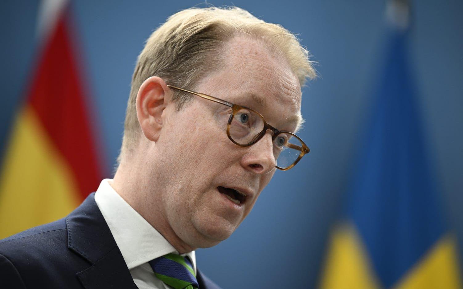 Utrikesminister Tobias Billström (M). Arkivbild.