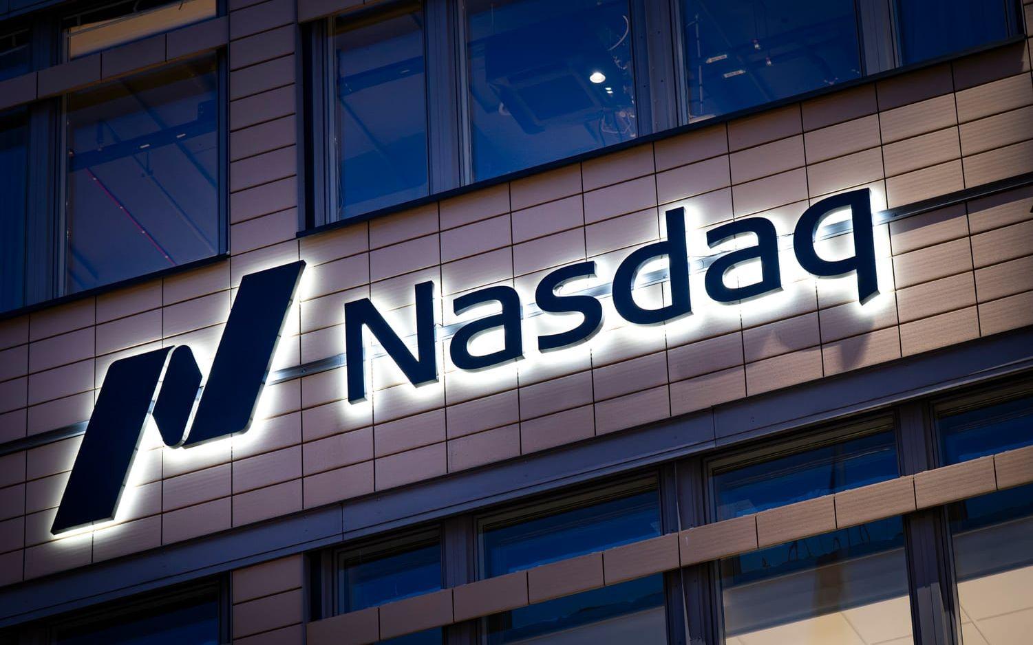 Stockholmsbörsen Nasdaqs kontor i centrala Stockholm.