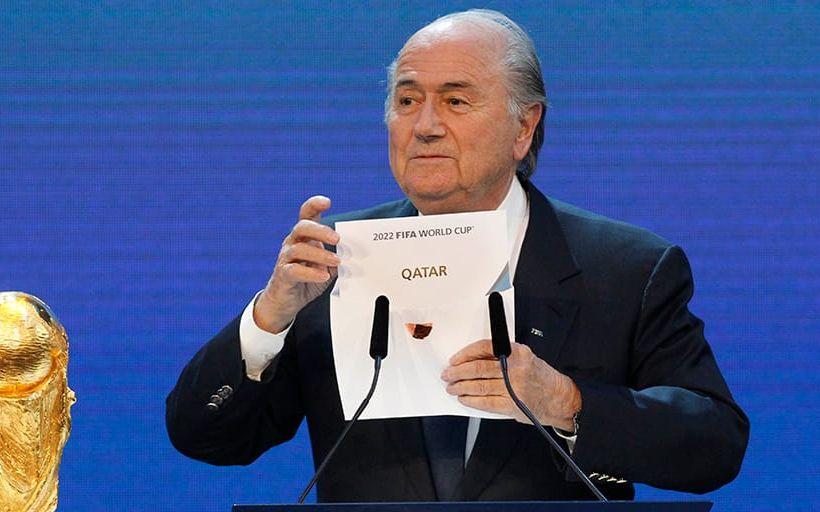 Under en Fifa-cermoni 2010 offentliggjordes det att Qatar skulle arrangera VM 2022. Bild: Bildbyrån.