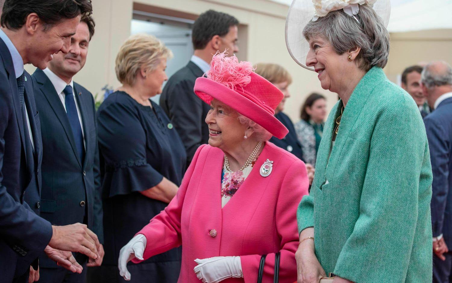 Onsdag 5 juni 2019 träffas Kanadas premiärminister Justin Trudeau, drottning Elizabeth och premiärminister Theresa May i Portsmouth, England, inför 75-årsdagen för D-dagen under andra världskriget.