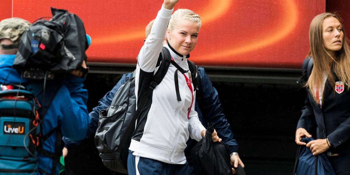 Ada Hegerberg under EM 2017. Sedan dess bojkottar hon landslagsspel.
