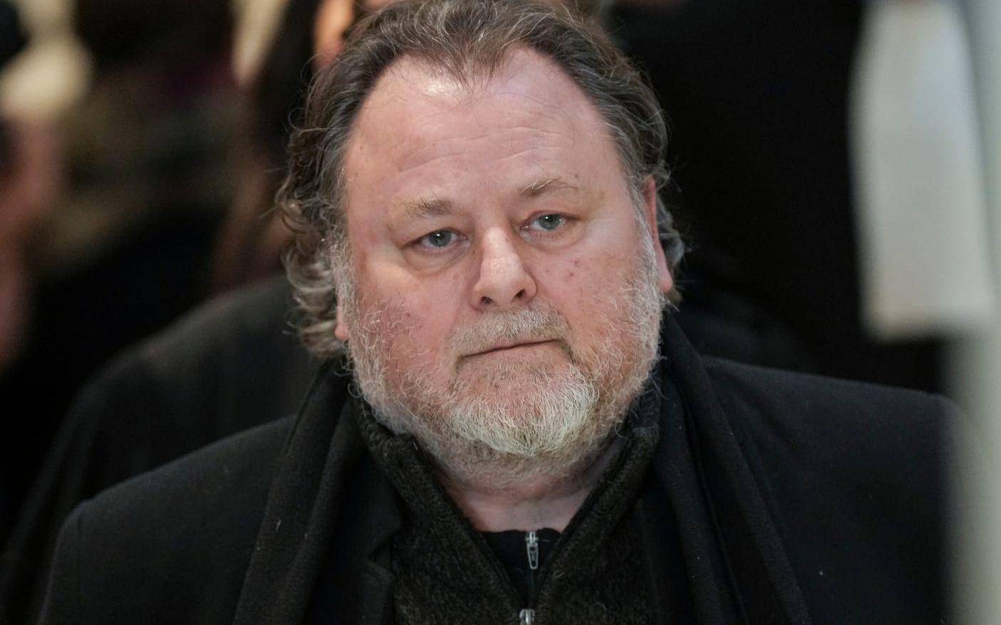 Franske filmregissören Christophe Ruggia under rättegången i Paris i februari 2025. Arkivbild.