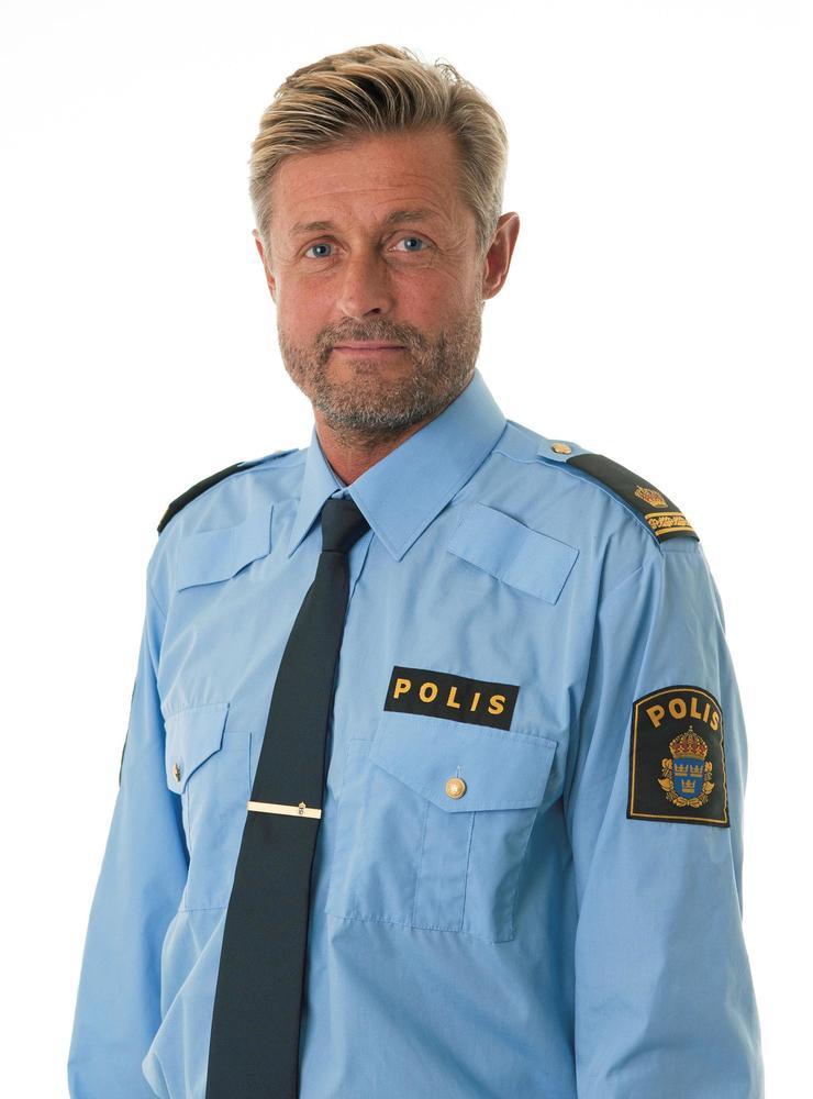 Christer Fuxborg, polisens presstalesperson.
