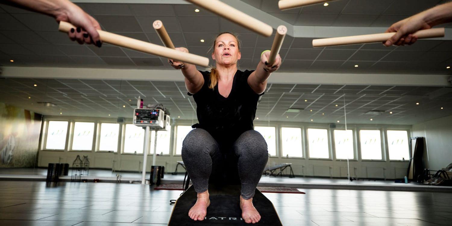In Trinity kan än så länge bara tränas på ett fåtal anläggningar i Sverige. Maja Josefsson, gruppträningskoordinator på Nordic Wellness, är en av få som instruerar i träningsformen.