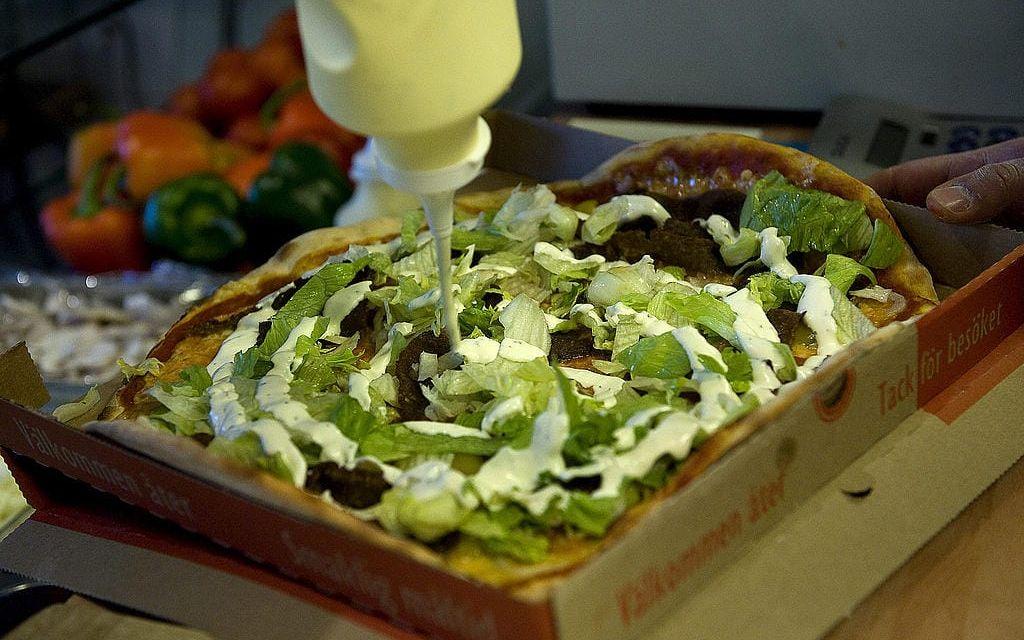 Svenskarnas favoritpizza är kebabpizzan. Foto: TT.