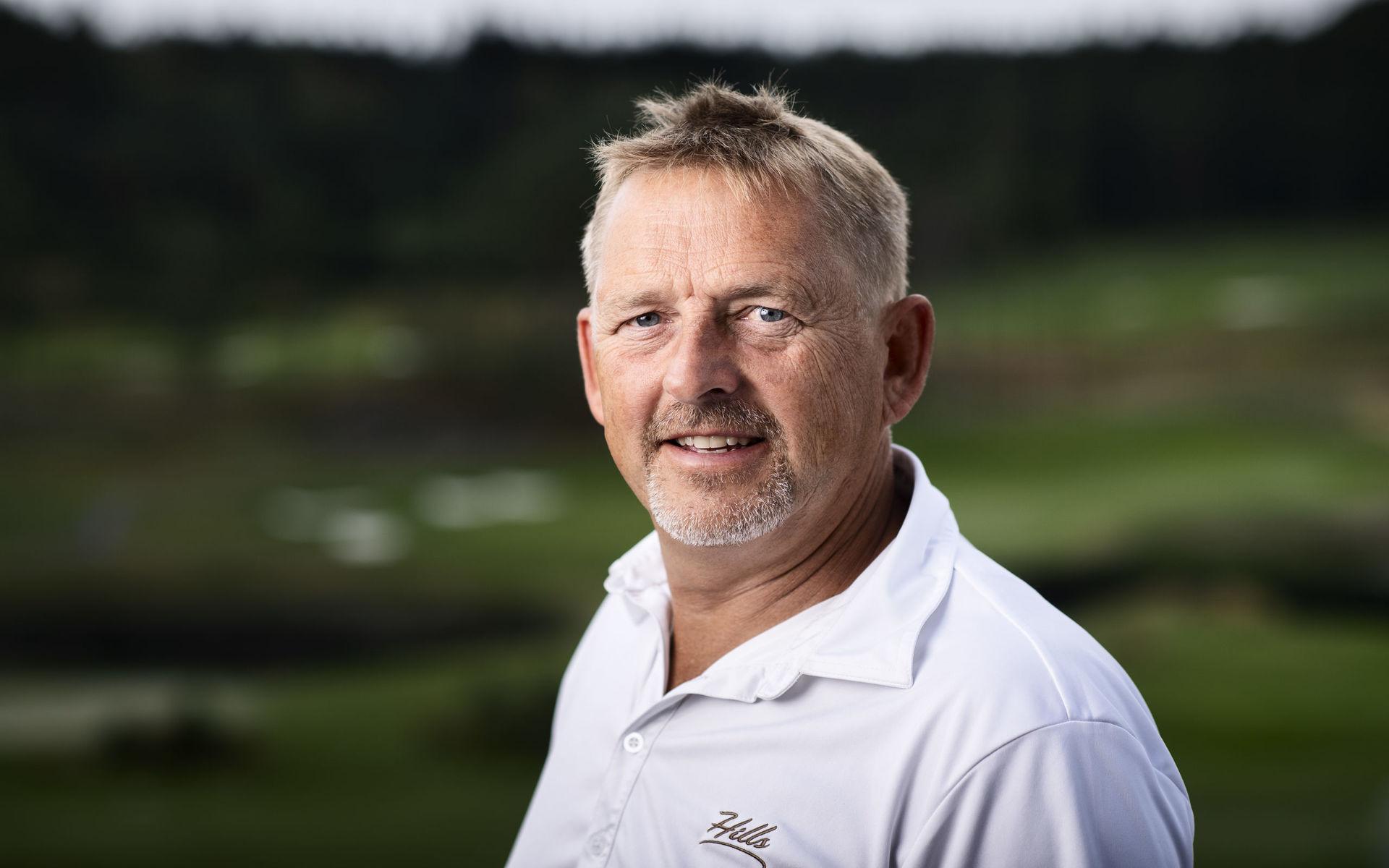 Mats Sterner, vd på Hills Golfklubb inför Europatourtävlingen Scandinavian Invitation.