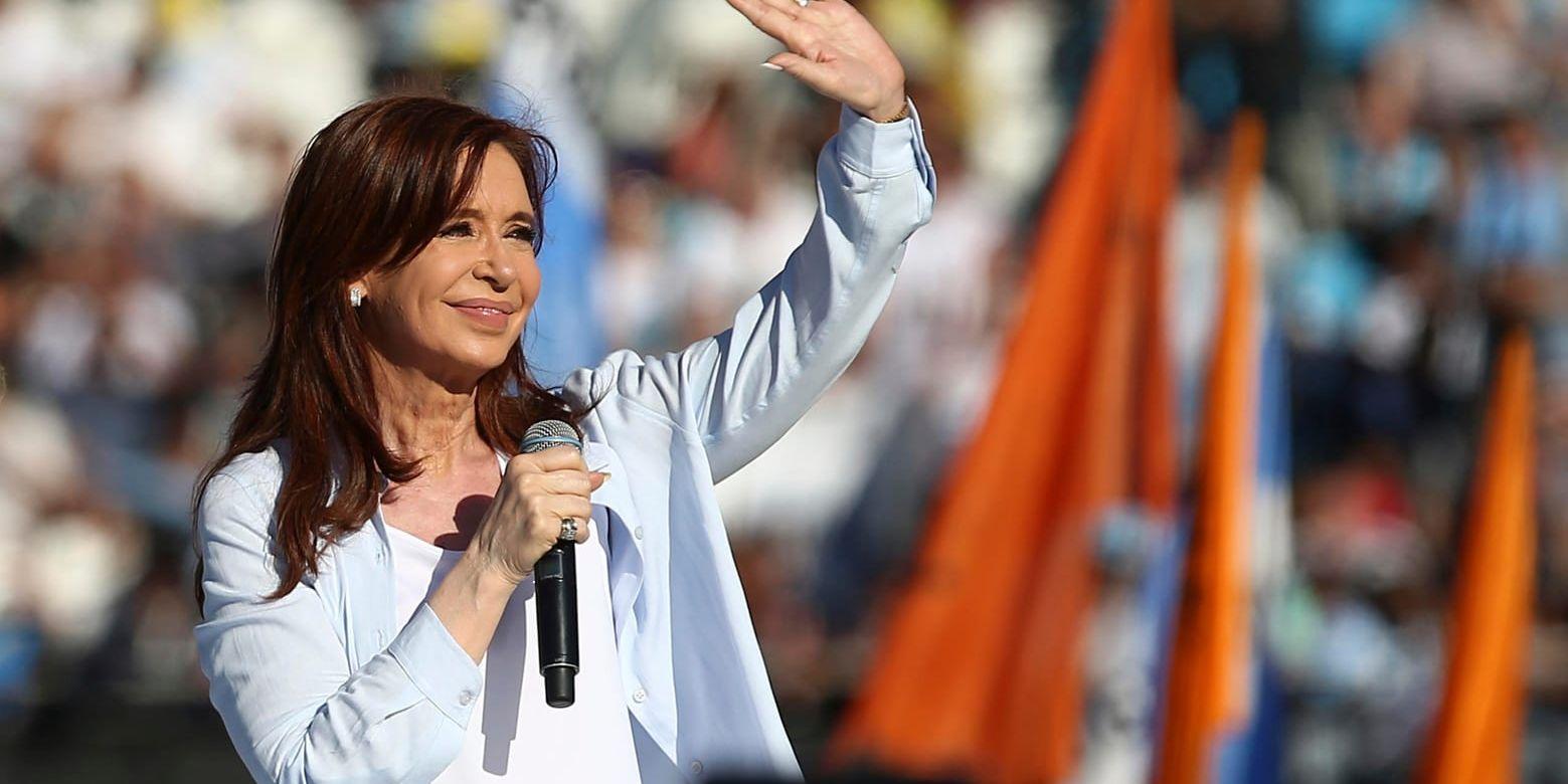 Argentinas tidigare president Cristina Kirchner. Arkivbild.